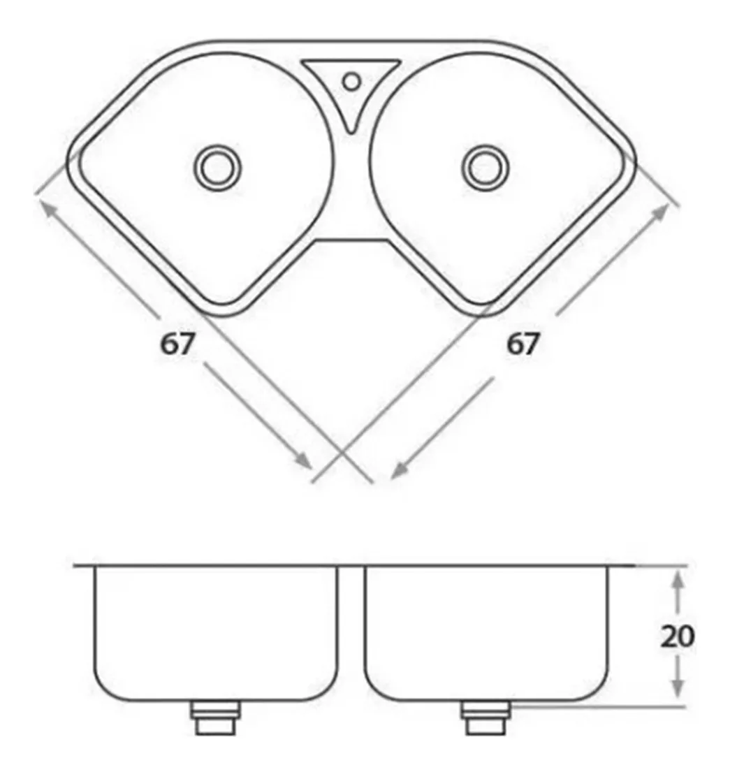 Segunda imagen para búsqueda de mesada acero inoxidable 1 20