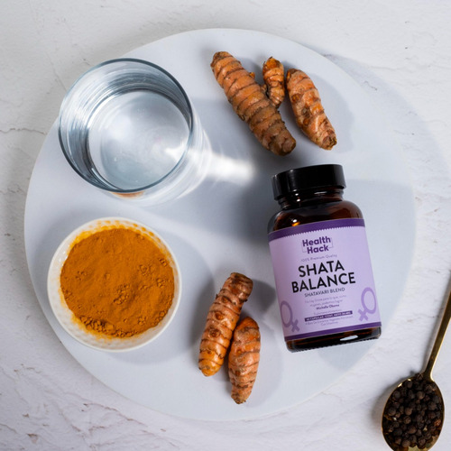 Suplemento Balance Hormonal Mujer Con Shatavari 60 Caps Hh Sabor Sin sabor