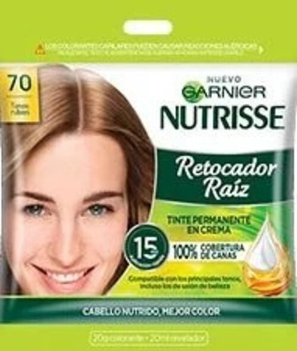 Tinte Retocador Raíz Garnier Nutrisse Tono 70 Rubios **