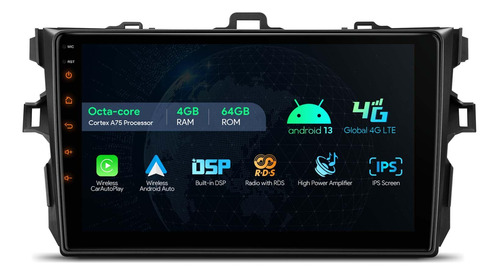 Xtrons Android 12 Reproductor De Radio Estereo De Coche 9 Pu