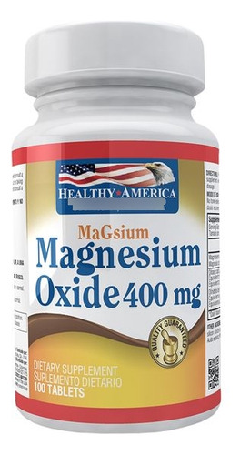 Oxido De Magnesio 400mg 100 Tableta - Unidad a $405