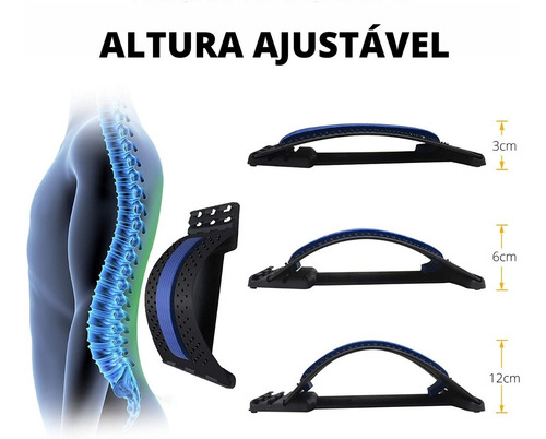 Imagem 3 de 5 de Coluna Lombar Tração Dispositivo De Alongamento Alívio Dor
