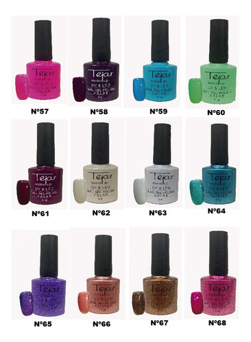 Esmaltes Semipermanente Uv/led Tejar X 24