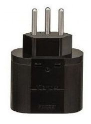 Protetor Contra Raios Clamper Pocket 3p Cor Preto 10a