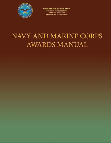Libro: En Ingles Navy And Marine Corps Awards Manual