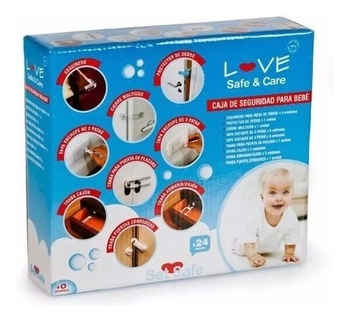 Set De Seguridad  Y Cuidado Para Bebés Love Babymovil