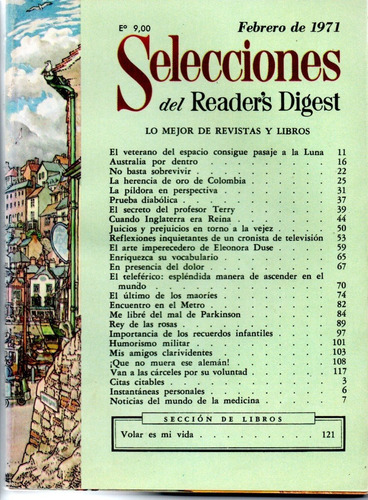 Selecciones Del Reader´s Digest Nº363 Febrero 1971