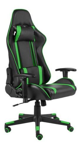 Silla Gamer Negro - Verde