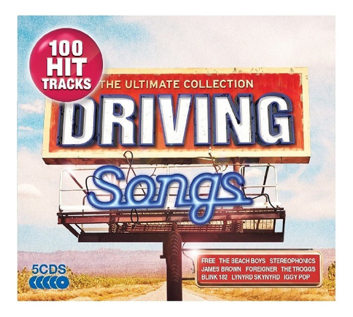 Box 5cds Driving Songs / The Ultimate Collection (2014) Euro