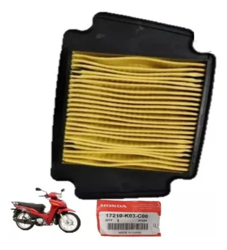 Filtro De Aire Para Honda Wave (2003-2010) 100% Original!!