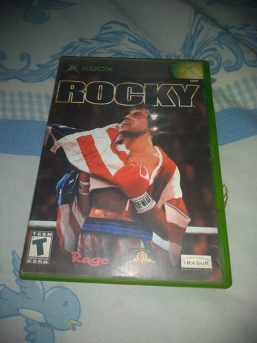 Xbox Classic Videogame Rocky De Box Original Completo Físico
