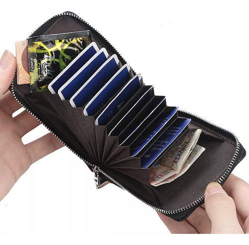 Baellerry Cartera Hombre Vertical Billetes Y Tarjetas 11cm