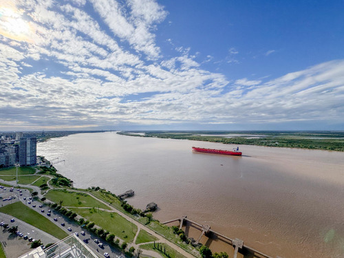 Departamento 3 Dormitorios, Torre Dolfines, Vista Al Rio, Puerto Norte