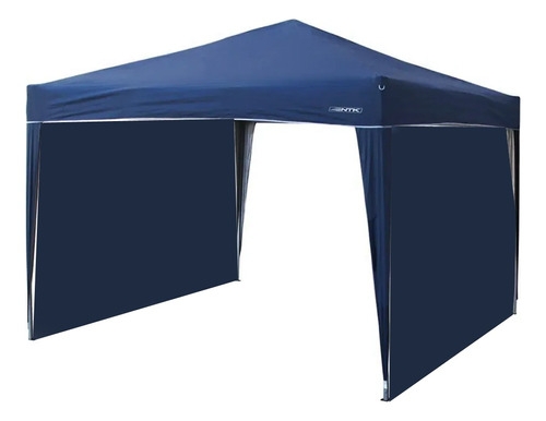 Tenda Gazebo Praia Articulado Alum 3x3m Sanfonada +2 Paredes