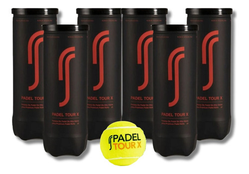 6 Tarros De Pelota De Padel Robin Soderling - Padel Tour