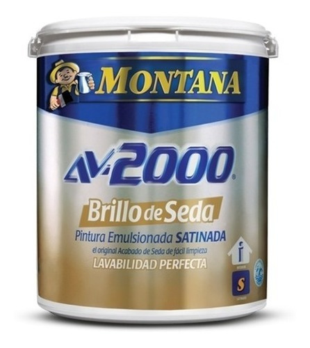 Pintura Brillo De Seda Blanco Montana Av-2000