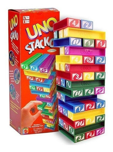 Uno Juego Familiar  Stacko Jenga Orginal Entrega Inmediata