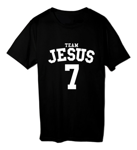 Team Jesus 7 Remera Cristiana Friki Tu Eres