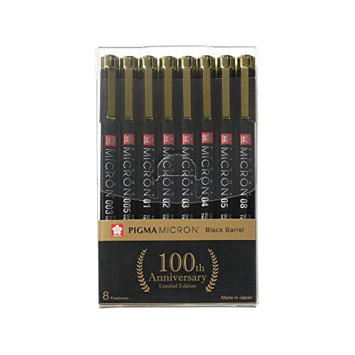 Pigma Micron Black Barrel Anniversary Edition Fineliner...