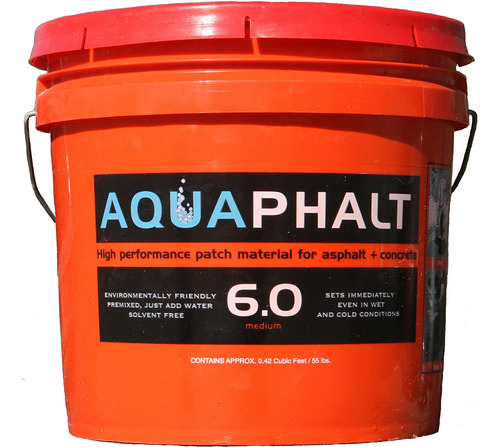Reparación De Asfalto Permanente Aquaphalt 6.0 Para Baches,