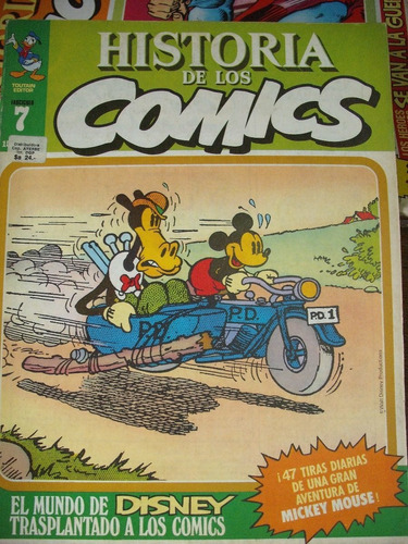 Historia De Los Comics Fascículo N° 7 Comics De Mickey Mouse