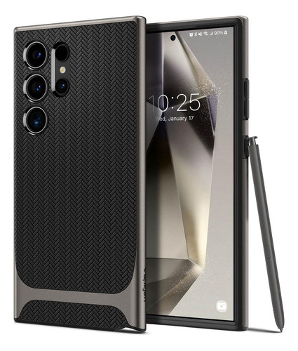 Funda Spigen Neo Hybrid Para Galaxy S24 Ultra Gunmetal