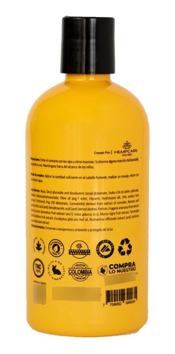 Imagen 2 de 3 de Shampoo Orgánico Reduce Caida - mL a $34