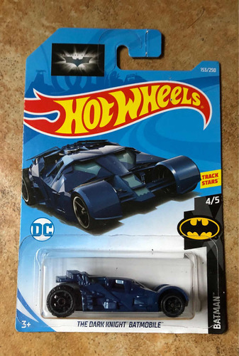 Hot Wheels The Dark Knight Batmobile, Nuevo Sin Abrir, Azul