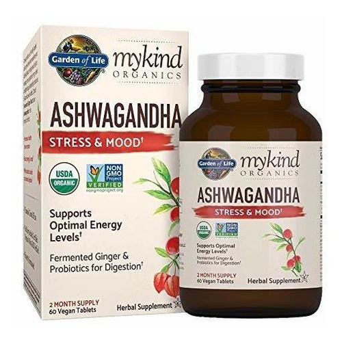 Ashwagandha - Suplemento Orgánico De Apoyo Para El Estrés, E