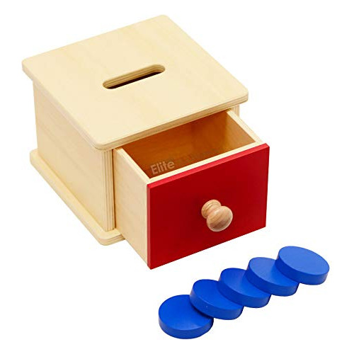 Montessori Caja De Monedas Para Niños