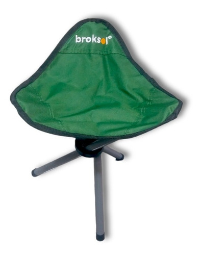 Banquito Silla Plegable Broksol 3 Patas Camping Para Mochila