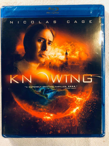 Cuenta Regresiva - Knowing - Nicolas Cage. Blu-ray