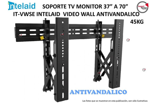 Soporte Tv 37 A 70  It-vwse Intelaid Antivandalico 45kg