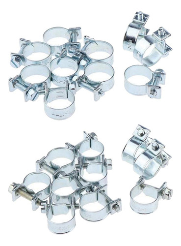 20 Piezas Mini Abrazaderas De Manguera De Combustible Kit