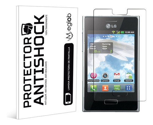 Protector Pantalla Antishock Para LG Optimus L3