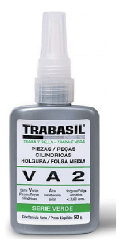 Adhesivo Trabasil Va2 Pieza Cilíndrica Torque Alto 50 G