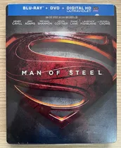 Comprar Bluray Steelbook O Homem De Aço Henry Cavill Lacrado Dub Leg