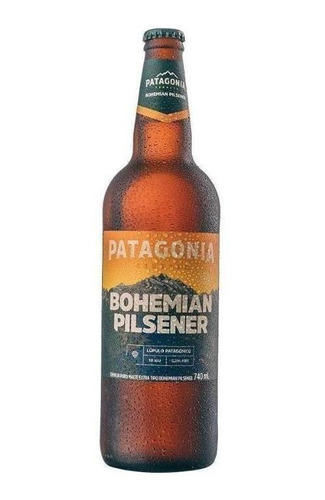 Cerveja Argentina Bohemiam Pilsener Patagonia Garrafa 740ml