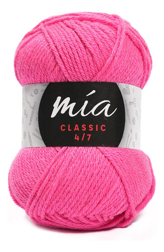 Lana Cashmilon Mia 4/7 X 10 Ovillos De 100grs (1kg) Color Coral