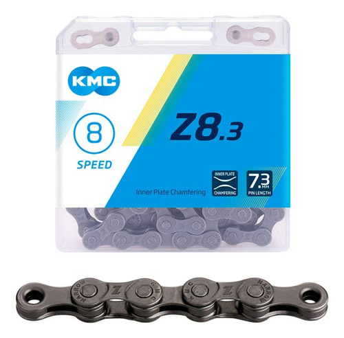 Cadena Kmc Z8.3 6v 7v 8v Velocidades 116 Eslabones C/eslabon