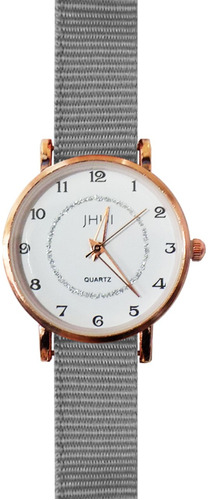 Reloj De Dama Casual Moderno Con Correa Elastica Tela