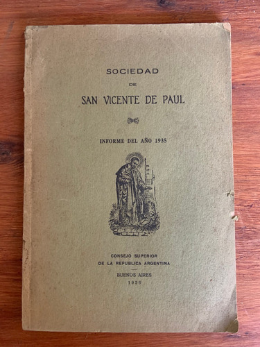 Sociedad San Vicente De Paul. Año 1935