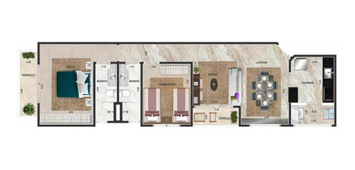 Imagem 11 de 15 de Apartamento Com 2 Dormitório(s) Localizado(a) No Bairro Campo Grande Em Santos / Santos - 6413