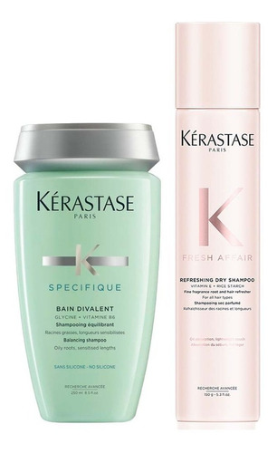Kérastase Dry Shampoo (150g) + Bain Divalent (250ml)