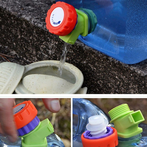 Bidón De Agua Al Aire Libre Con Grifo Azul Claro