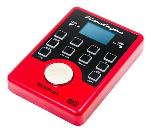 Imagen 5 de 7 de Módulo De Sonido Midi Usb Pianoengine Midiplus