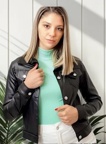 Campera Engomada Elastizada Excelente Calidad, Otoño