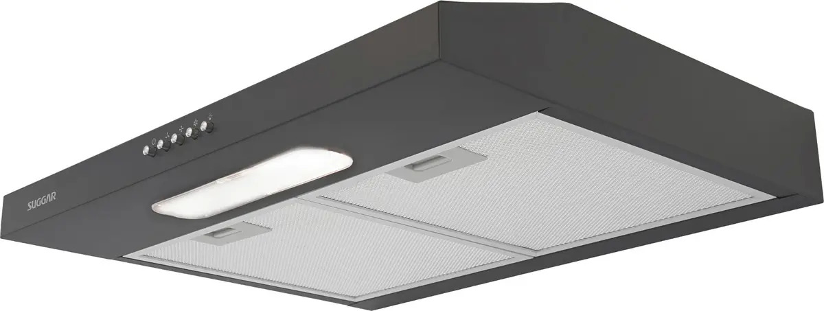 Depurador E Exaustor De Ar Suggar Slim 60cm 3 Vel Titanium