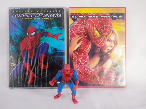 Dvd El Hombre Araña 2 Y La Nueva Serie Animada + Figura 1995