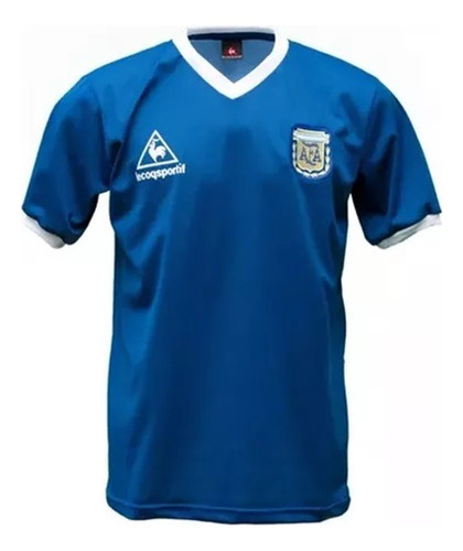 Camiseta Diego Maradona Azul Selección Argentina Mundial 86